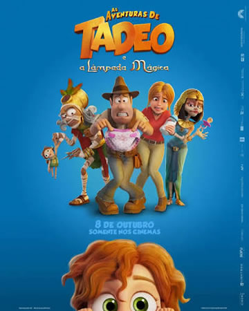 As Aventuas de Tadeo e a Lâmpada Mágica no Cinemaxs